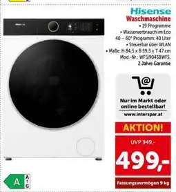 Interspar HISENSE Waschmaschine Angebot