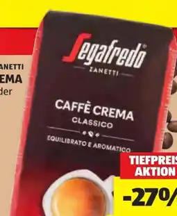 Hofer Segafredo Caffè Crema Angebot