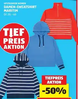 Hofer Up 2 Fashion Damen-Sweatshirt Maritim Angebot