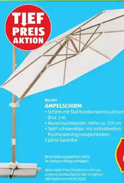 Hofer Belavi Alu Ampelschirm Angebot