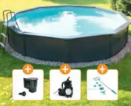 Hofer Steinbach Stahlwandpool Set Nuovo de Luxe II Angebot