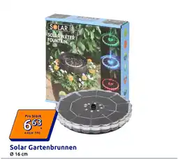 Action Solar water fountain Angebot
