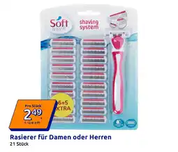 Action Rasierer für Damen oder Herren Angebot