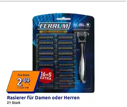 Action Rasierer für Damen oder Herren Angebot