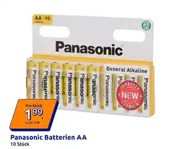 Action Panasonic Batterien AA Angebot