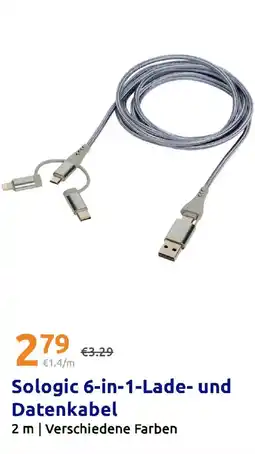 Action Sologic 6-in-1-Lade- und Datenkabel Angebot