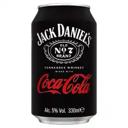 Eurospar Jack Daniel‘s Tennessee Whiskey mixed with Coca-Cola oder Bacardi mixed with Coca-Cola EUROSPAR Angebot