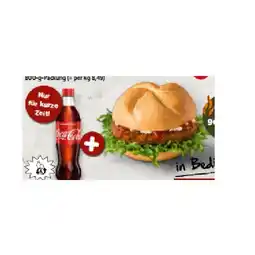 Interspar KOMBIAKTION: Austro Burger inkl. Coca-Cola 0,5l INTERSPAR Angebot