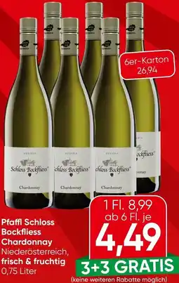 Eurospar Pfaffl schloss bockfliess chardonnay Angebot