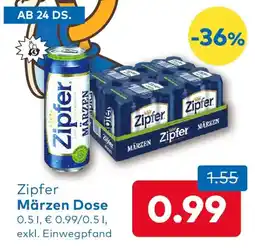 T&G Zipfer Märzen Dose Angebot