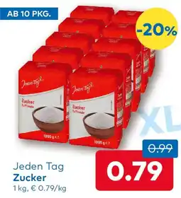 T&G Jeden Tag Zucker Angebot