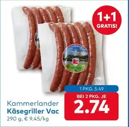 T&G Kammerlander Käsegriller Vac Angebot