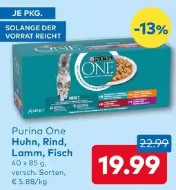 T&G Purina One Huhn, Rind, Lamm, Fisch Angebot