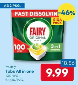 T&G Fairy Tabs All in one Angebot