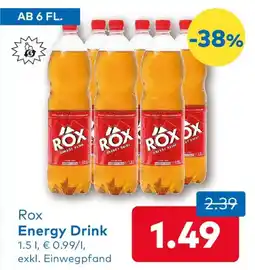 T&G Rox Energy Drink Angebot