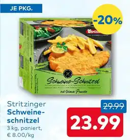 T&G Stritzinger Schweineschnitzel Angebot
