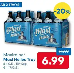 T&G Maxlrainer Maxl Helles Tray Angebot