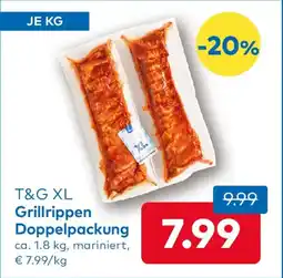 T&G T&G XL Grillrippen Doppelpackung Angebot