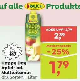ADEG Happy Day Apfel-od. Multivitamin Angebot