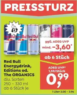 ADEG Red Bull Energydrink, Editions od. The ORGANICS e Angebot