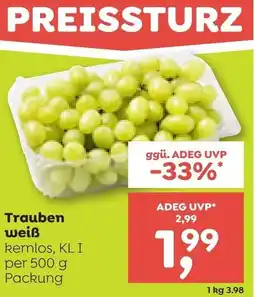 ADEG Trauben weiß Angebot