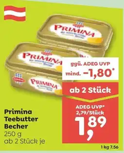 ADEG Primina teebutter becher Angebot