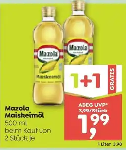 ADEG Mazola maiskeimöl Angebot