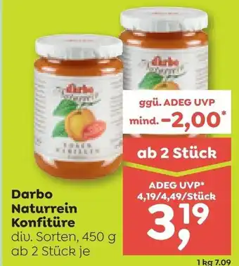 ADEG Darbo naturrein konfitüre Angebot