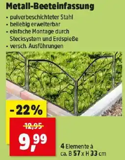Thomas Philipps Metall-Beeteinfassung Angebot