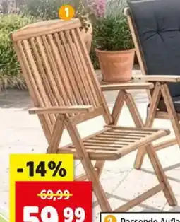 Thomas Philipps Teak-klappsessel Angebot