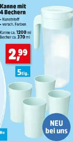 Thomas Philipps Kanne mit 4 Bechern Angebot