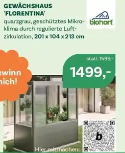 Bellaflora Gewächshaus 'florentina' Angebot