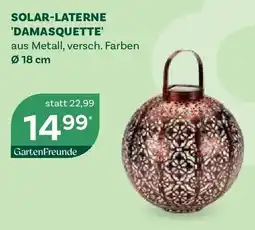 Bellaflora Solar Laterne Bronze Angebot
