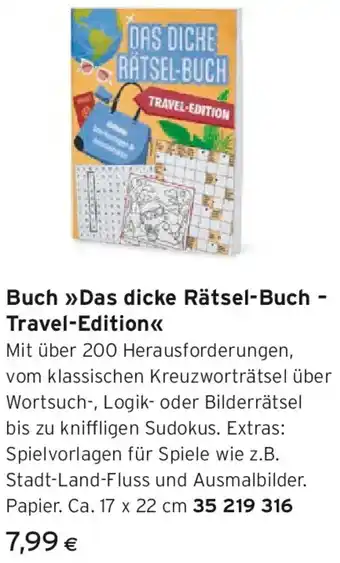 Buch Das dicke Rätselbuch – Travel-Edition