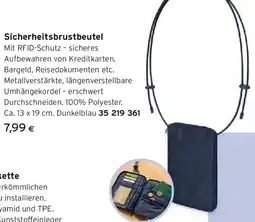 Tchibo Eduscho Sicherheits-Brustbeutel Angebot