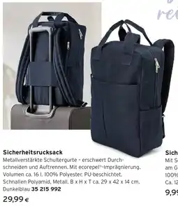 Tchibo Eduscho Sicherheits-Rucksack Angebot