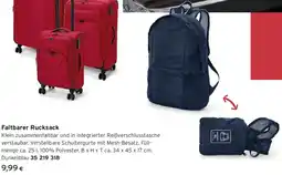 Tchibo Eduscho Faltbarer Rucksack Angebot