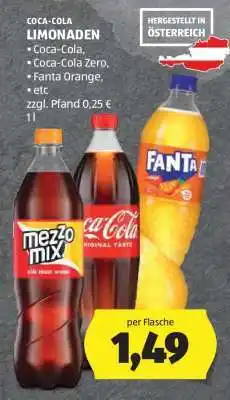 Hofer Coca Cola Limonaden Angebot