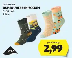 Hofer UP2FASHION DAMEN-/HERREN-SOCKEN Angebot