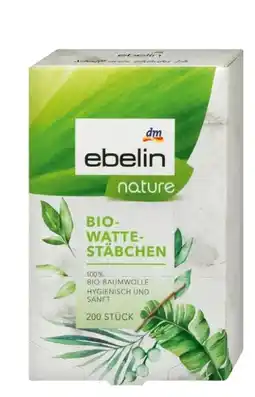 dm Ebelin Bio-Wattestäbchen Nature Angebot