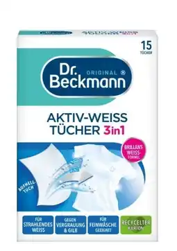 dm Dr. Beckmann Aufhelltücher Aktiv-Weiß Angebot
