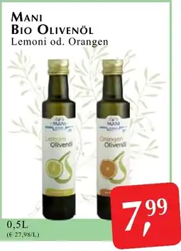 Winkler Markt Mani bio olivenöl lemoni od. orangen Angebot