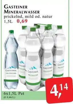 Winkler Markt Gasteiner mineralwasser Angebot