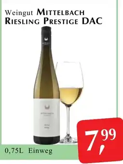 Winkler Markt Weingut mittelbach riesling prestige dac Angebot