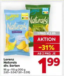 Billa Lorenz Naturals div. Sorten Angebot