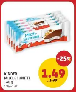 PENNY KINDER MILCHSCHNITTE Angebot