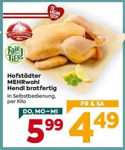 Billa Hofstädter Mehrwohl Hendl bratfertig Angebot