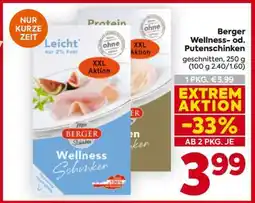 Billa Berger Wellness- od. Putenschinken Angebot