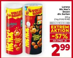 Billa Lorenz Nic Nac’s Dosen div. Sorten Angebot