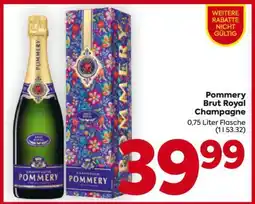 Billa Pommery Brut Royal Champagne Angebot